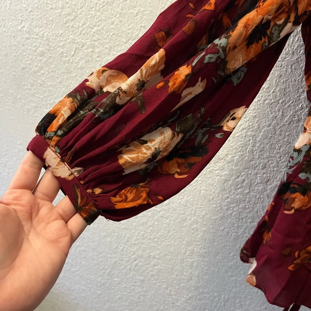 Anthropologie HD Paris Gail Wrap Blouse